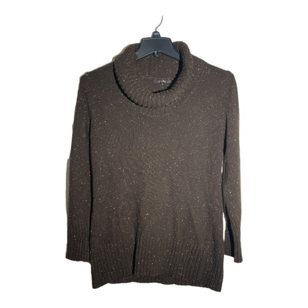 Cotton Ginny Womens Brown Cowl Neck Sweater Size XL